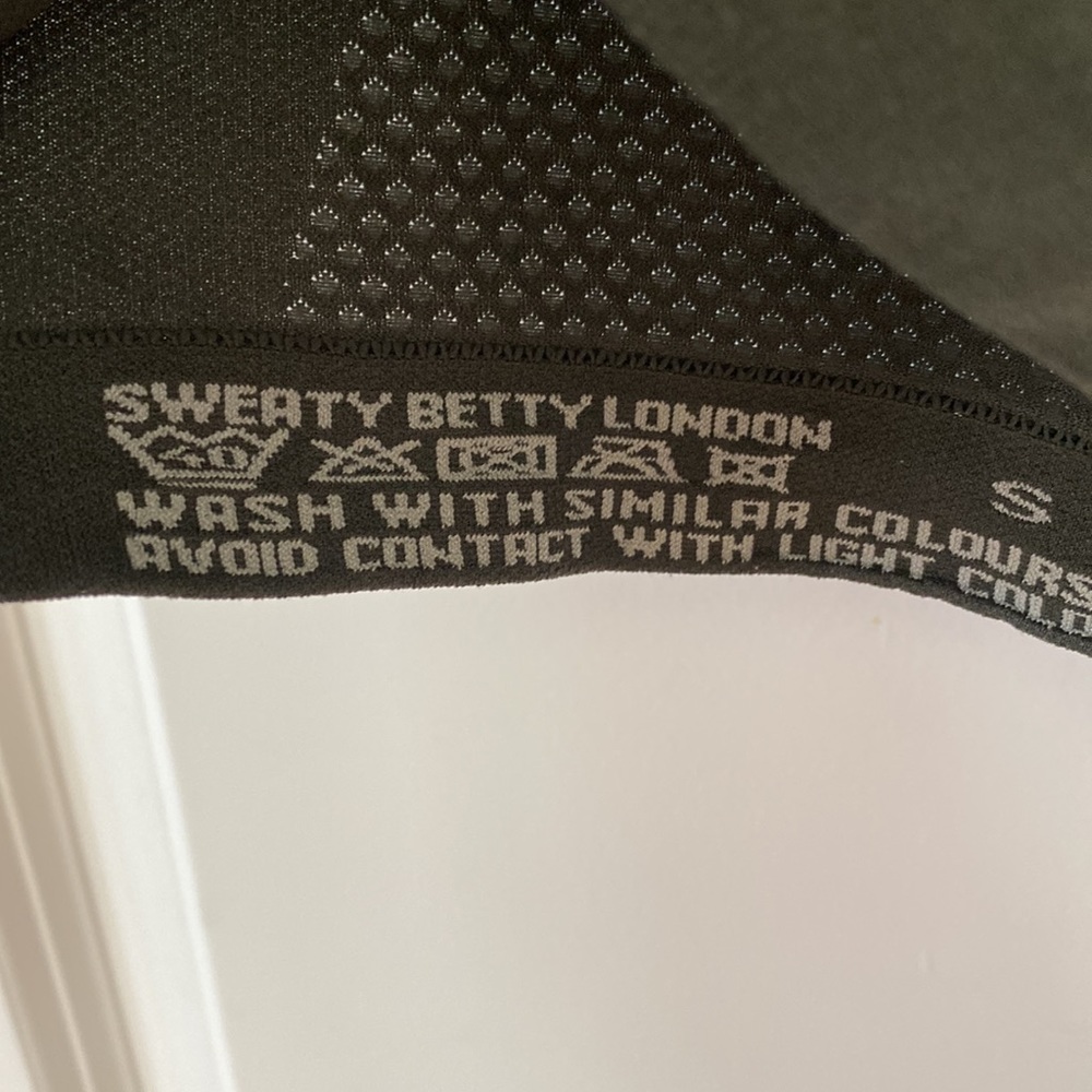 Sweaty Betty Green Stretchy Tank Top w MEASUREMENTS Sz Small - Picture 4 of 9